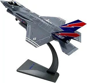 REDRAR for F-35 US Air Force F35A F35B F35C Lightning II Joint Strike Fighter Model 1/72 Scale Aircraft (Color : A)