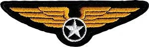 Military Wings Crest - Embroidered Iron On or Sew On Patch