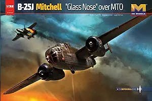 HKM01E24 1:32 HK Models B-25J Mitchell Glass Nose Over MTO [Model Building KIT]