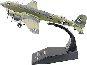 Pre-Built Finished Model Aircraft 1:144 World War II Fw200 Condor Military Transport for Aircraft Reconnaissance Aircraft Alloy Model Replica Airplane Model
