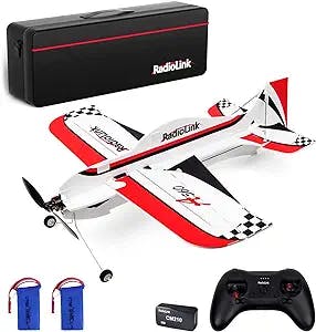 Radiolink A560 Ready to Fly (RTF) 3D RC Airplane with Byme-A Gyro Flight Controller 6 Fly Modes, Brushless Motor 15A ESC Plane, T8S Transmitter & R8XM Voltage Telemetry RX for Beginner and Experienced