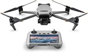 DJI Mavic 3 Classic (DJI RC), Drone with 4/3 CMOS Hasselblad Camera for Professionals, 5.1K HD Video, 46 Mins Flight Time, Omnidirectional Obstacle Sensing, 15km Transmission Range, Smart Return to Home