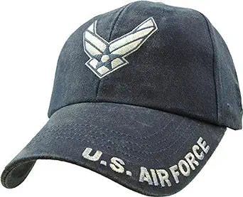 Fly High with the United States Airforce USAF Wings Navy Embroidered Cap
