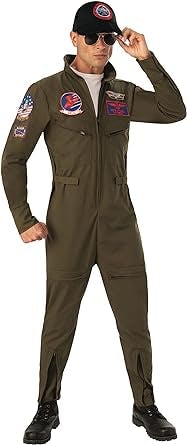 Rubie's Adult Deluxe Top Gun Costume: The Perfect Outfit for Aviation Enthu