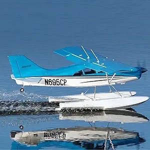 QIYHBVR RTF Ready to Fly with Reflex Gyro System1220mm Wingspan with Floats 6CH RC Airplane Water Sea Plane for Beginner(Transmitter/Receiver/Battery Included)