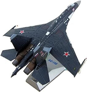 Pre-Built Finished Model Aircraft 1/144 Scale Soviet Navy Army Su35 for Fighter Russian Aircraft Model Military Aircraft Model Replica Airplane Model