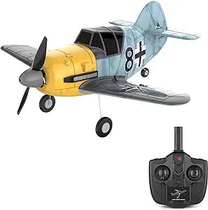 GoolRC WLtoys A250 Remote Control Airplane 2.4GHz 4CH Remote Control Plane 6-axis Gyro Gliding Aircraft Flight Toys BF109 Model for Adults Kids Boys