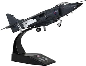 HANGHANG 1/72 Scale United Kingdom Harrier FRSMK1 Attack Plane Metal Fighter Military Model Fairchild Republic Diecast Plane Model