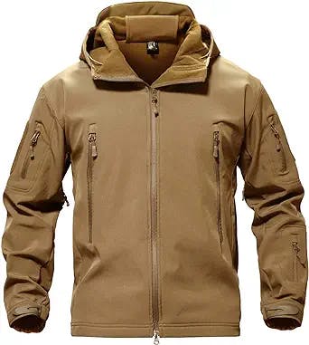 TACVASEN Men's Special Ops Military Tactical Soft Shell Jacket Coat