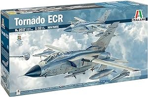 ITALERI 2517 Panavia Tornado ECR Fighter Aeronautica Militare Italiana [New Parts] 1:32 Plastic Model Kit