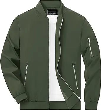 Get ready to fly high with the TACVASEN Men's Jacket-Lightweight Casual Spr