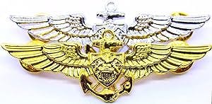 Aviation Wing Badge Naval Aviator Pilot Pin Military Insignia 2 Pack