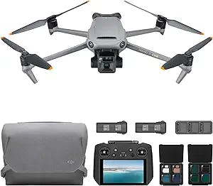 DJI Mavic 3 Cine Premium Combo, Drone with 4/3 CMOS Hasselblad Camera, 5.1K Video, Omnidirectional Obstacle Sensing, 46 Mins Flight, 15km Video Transmission, with DJI RC Pro,  Two Extra Batteries