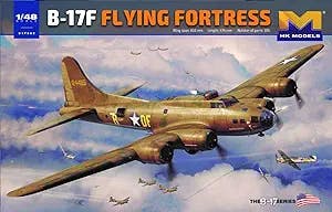HK Model 01F002 1/48 B-17F Bomber Memphis Belle (Unassembled Model Kit)