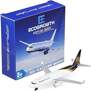 EcoGrowth Model Planes UPS Airplane Model Airplane Plane Aircraft Model for Collection & Gifts