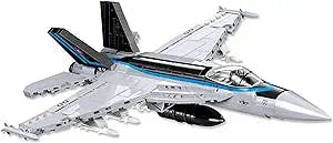 Buckle up, Goose! COBI TOP Gun: Maverick F/A-18E Super Hornet, Silver - the