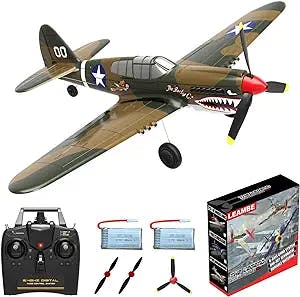 "Ready for Takeoff with LEAMBE's P-40 Warhawk RC Airplane - A Fun and Easy 