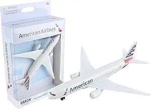 Dive into the Skies with the Daron American Airlines Single Plane, White