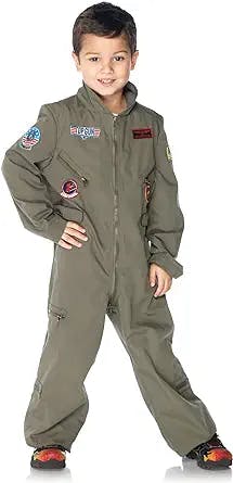 The Coolest Boys Costume for Your Little Pilot: Leg Avenue Top Gun Flight S