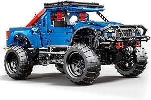 Rev up your engines with NEWRICE Off Road Pickup Truck Building Kit!