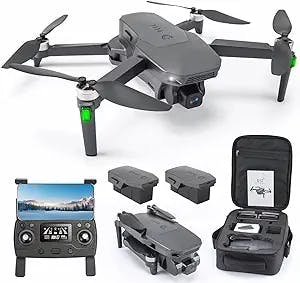 XiL Drones with 4K UHD Camera for adults Beginner,2 Batteries 60 Mins Flight Time GPS Foldable FPV UAV RC Quadcopter,Optical Flow,5Ghz WiFi Transmission,Auto Return,Follow Me, Brushless Motor,Circle Fly, Waypoint Fly