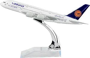 24-Hours Germany Deutsche Lufthansa AG A380 Solid Metal Alloy Model Aircraft