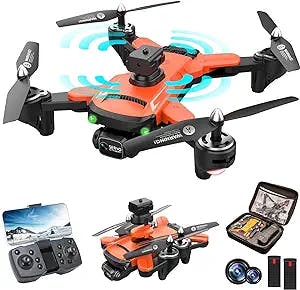 RiskOrb 2023 Upgrade Drone with 1080P Dual ESC Camera for Adults/Kids/Beginners,540° Obstacle Avoidance,Optical Flow Positioning,3D Flip,Remote Control FPV Video, Foldable Pro Quadcopter,Toys Gift for 6-8-12-14 Boys/Girls ,2 Batteries
