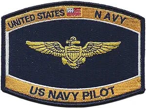 US Navy Pilot Wings Patch: Soaring High in Style!