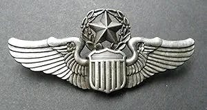 USAF Air Force Large Master Pilot Wings Cap Badge 3 Inches