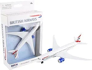 Daron Worldwide Trading British Airways 787 Single Plane Rt6005 Toy, White