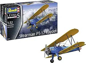 Revell 03837, Stearman PT-17 Kaydet. 1:32 Scale Plastic Model Kit