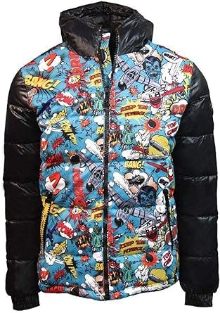 Fly High with the Top Gun Comics Down Jacket Black