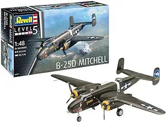 Revell RV04977 B-25C/D Mitchell Plastic Model kit, 1:48