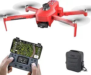 EXO X7 Ranger Plus - High End Camera Drone for Adults. Long Battery & Range, 4K Camera, 3 Axis Gimbal, Obstacle Avoidance, 27MPH Speed. Powerful & Playful Drone with Camera and GPS Return to Home. (1 Battery, USA Red)