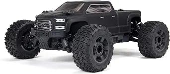 The ARRMA 1/10 Big Rock 4X4 V3 3S BLX Brushless Monster RC Truck RTR is a m