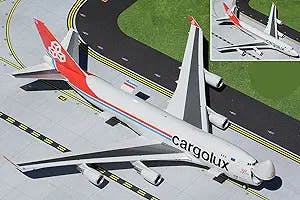 GeminiJets G2CLX933 Cargolux Boeing 747-400F LX-LCL Interactive Series; Scale 1:200