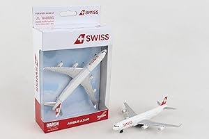 Get Ready to Fly High with the Daron Planes Swiss Single Plane RT0284 White
