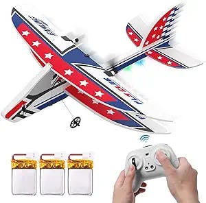 Fly High with DEERC RC Plane - The Perfect Glider Toy for Aviation Enthusia