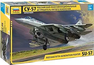The Su-57 Felon Russian Fifth Generation Fighter Model Building Kit: A Stea