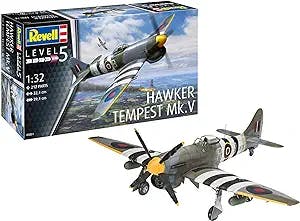 Revell 03851 Hawker Tempest Mk.V 1:32 Scale Unbuilt/Unpainted Plastic Model Kit
