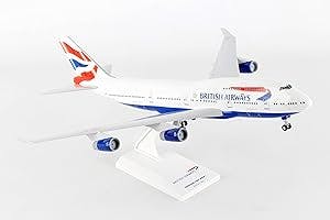 Daron SKYMARKS British Airways B747-400 1/200 W/Gear Model Airplane SKR304