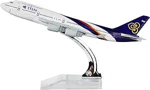24-Hours Thailand Airways International Boeing 747 Alloy Metal Model Plane 