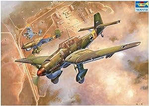 Take to the Skies with the 1/24 German Air Force Junkers Ju-87B-2 Stooka Mo
