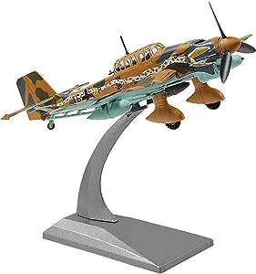 1/72 Scale Germany Junkers Ju 87 Fighter Attack Plane Metal Fighter Military Model Fairchild Republic Diecast Plane Model for Commemorate Collection