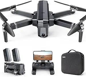 Ruko F11PRO Drones with Camera for Adults 4K UHD Camera 60 Mins Flight Time with GPS Auto Return Home Brushless Motor-Black（with Carrying Case）