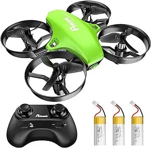 Potensic Upgraded A20 Mini Drone Easy to Fly Even to Kids and Beginners, RC Helicopter Quadcopter with Auto Hovering, Headless Mode, 3 Batteries and Remote Control, Gift Choice for Boys and Girls