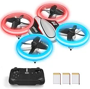 The Coolest Mini Drone for Kids: M2 Hobby RC Quadcopter with LED Light