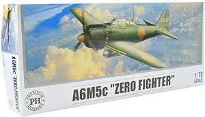 Premium Hobbies A6M5c Zero Fighter 1:72 Plastic Model Airplane Kit 128V