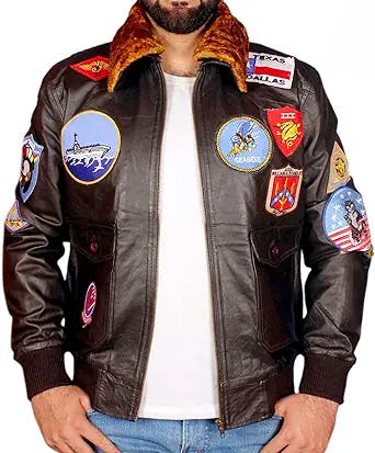 Top Gun Maverick Leather Jacket For Men
