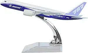 24-Hours Boeing 787 Plane Model Alloy Metal Model Airplane Die-cast 1:400